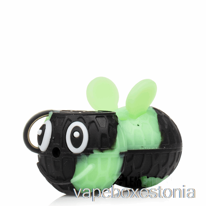 Vape Box Estonia Stratus Mesilase Kujuline Silikoon Lusikas Must / Uv Lima (must / Uv Roheline)